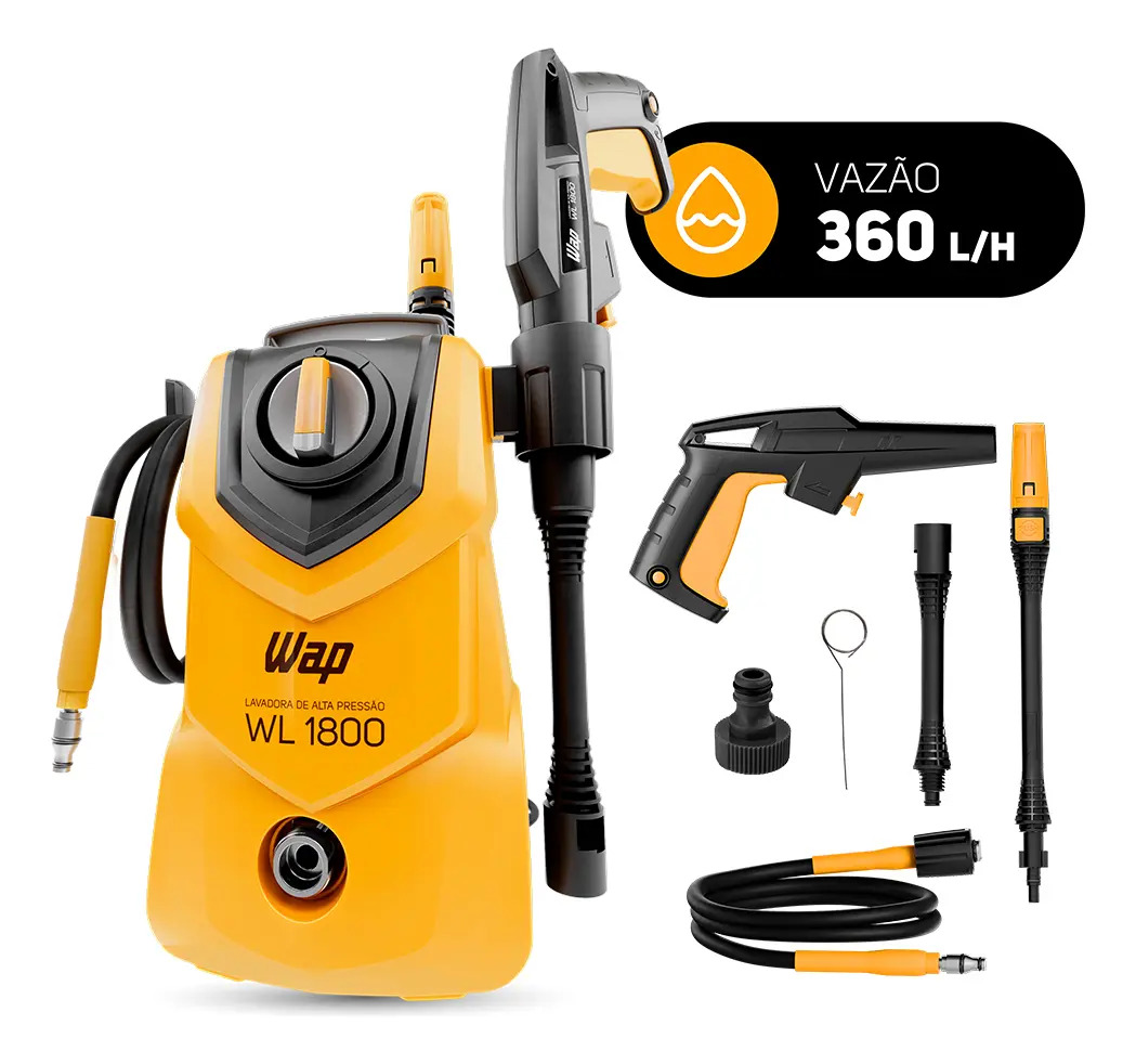 Lavadora de alta pressão compacta WAP WL 1800 1400W 1500 psi 360 L/h